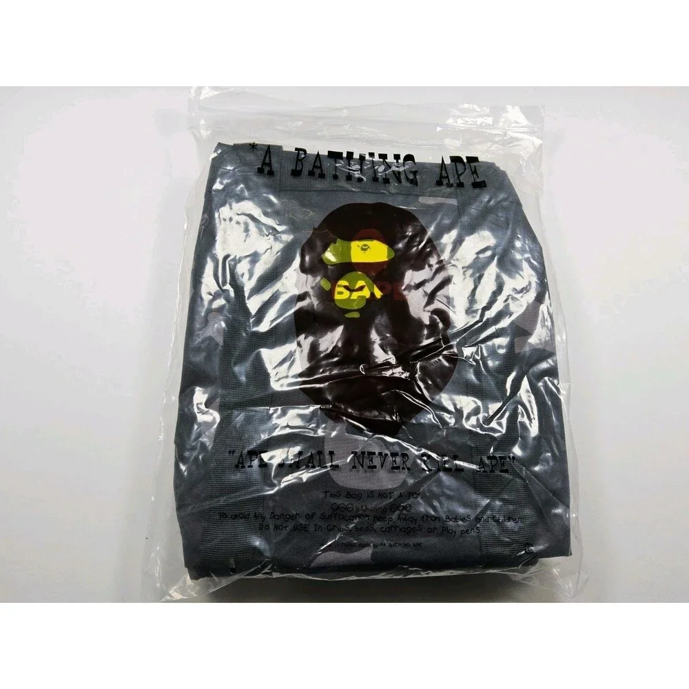 BAPE A Bathing Ape Duffle Bag Camo Grey 2022 Spring Japanese Magazine Promo